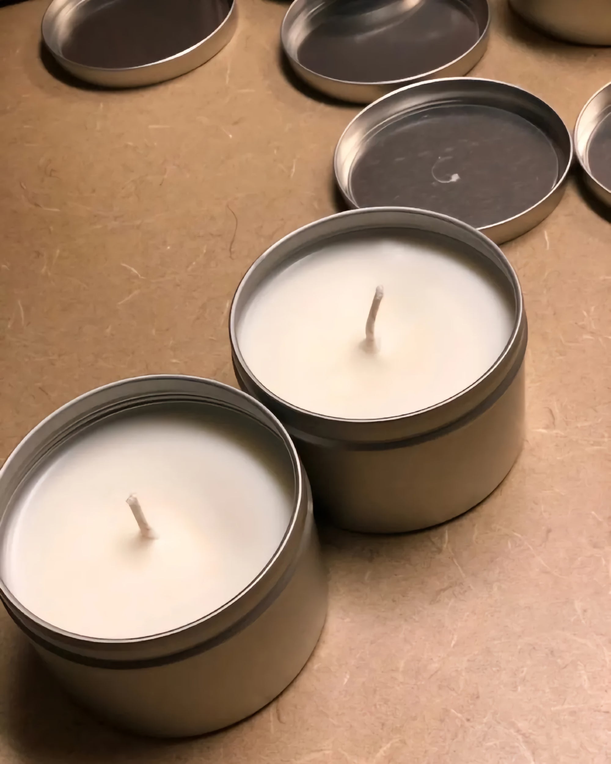 Simple Candle Tins