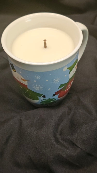 Mug Candle - EggNog Mug Candles Flamingwick Candles & Wax Melts