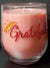 12oz. Wine Glass Candle - Autumn Delight Stem Flaming Wick Candle Shop   