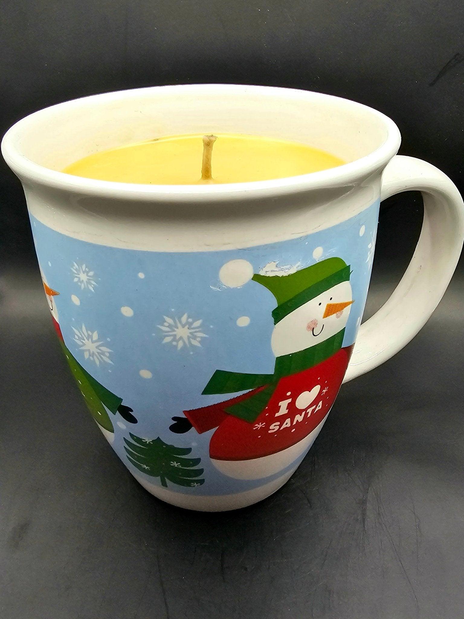 Mug Candle - Creme Brule' Mug Candles Flamingwick Candles & Wax Melts   