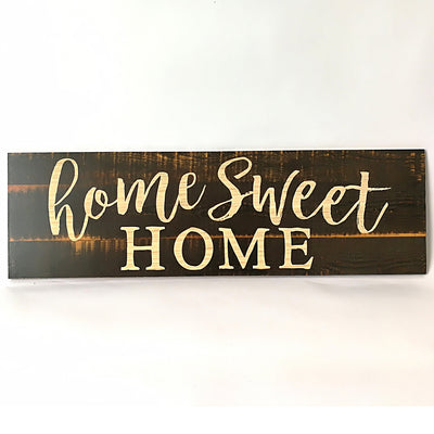 Home Sweet Home Wall Art wall art FlamingWick - Home Décor Black