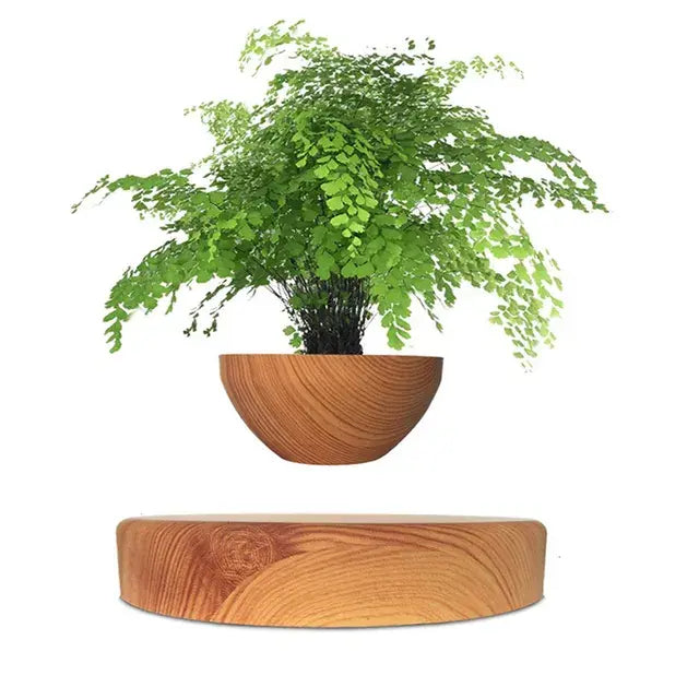 Levitating Air Bonsai Rotation Flower Pot FlamingWick - Home Décor