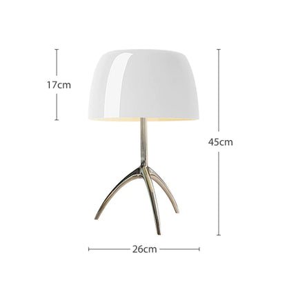 Vintage Copper Table Lamp: Retro-Inspired Designer Accent Lighting FlamingWick - Home Décor White US Plug Large