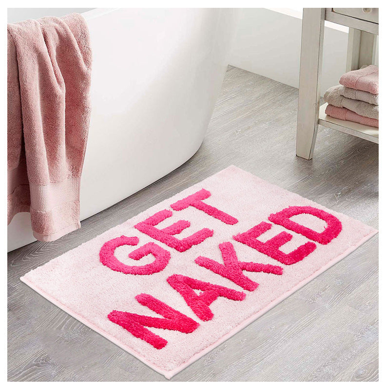 Get Naked Absorbent Floor Mat FlamingWick - Home Décor