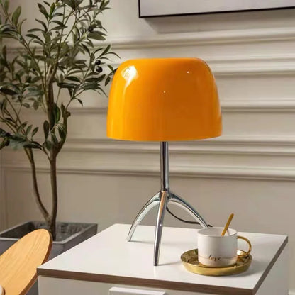 Vintage Copper Table Lamp: Retro-Inspired Designer Accent Lighting FlamingWick - Home Décor