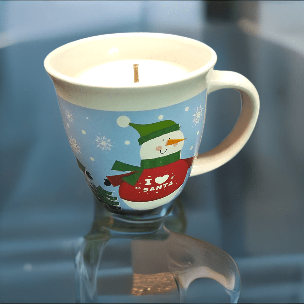Mug Candle - EggNog Mug Candles Flamingwick Candles & Wax Melts   