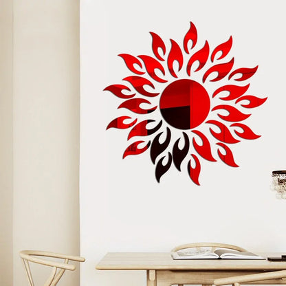 Wall Decor Decal Stickers wall art FlamingWick - Home Décor Red 14 Centimeter